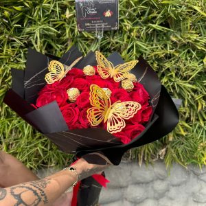 Buchon de Rosas y Ferreros Rocher