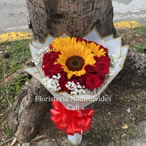 Buchon de Rosas y Girasoles Especial
