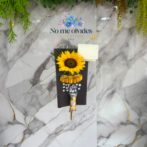 Detalle Girasol Feliz Dia en Cali