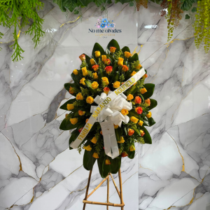 Corona Funebre Rosas Amarillas en Cali