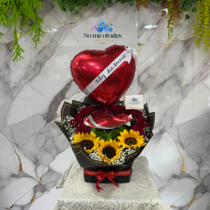 Tendencia Corazon Espejo Rosas y Girasoles en Cali
