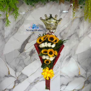 Buquet de Girasoles y Rosas en Cali