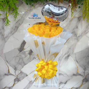 Buquet Rosas Amarillas Corbatin