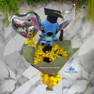 Buchon Girasoles y peluche de Grado