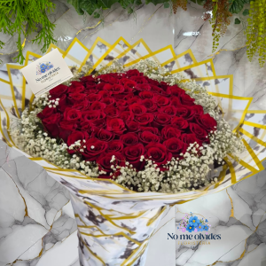 Buchón Premium con 80 Rosas Rojas Exclusivo en Cali